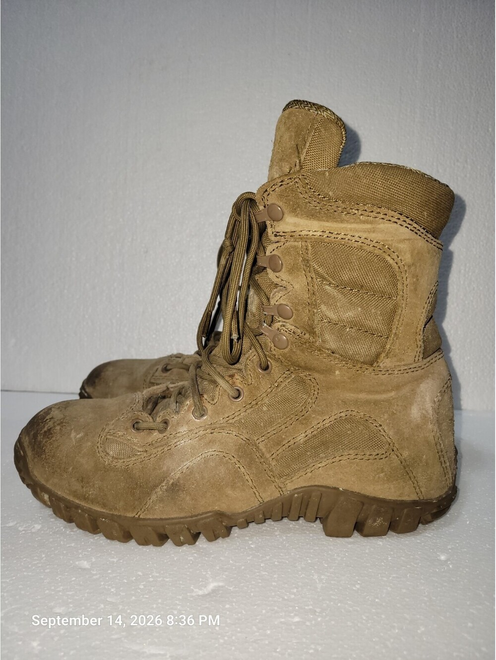 Tactical Research TR550 Hot Weather Vibram Size 7.5R USMC Or ARMY
